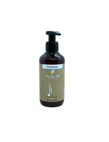 Après-shampoing homme Min'Hair All à l'huile d'argan et de lin bio, beurre de karité - conditionneur naturel