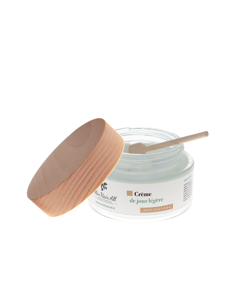 Crème de jour légère.  Min'Hair All. Pot en verre 50ml